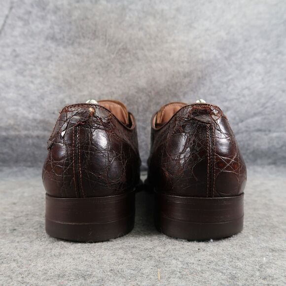 Kow Hoo Shoes Mens 45 Oxfords Exotic Leather Classic Goodyear Welt Handcrafted main image 5